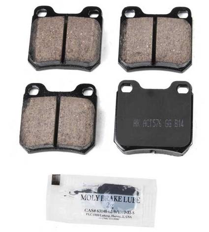 SAAB Disc Brake Pad Set - Rear 4837241 - Akebono Euro Ultra-Premium EUR709